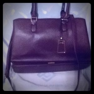 Burgundy purse with Zipper by Aldo
